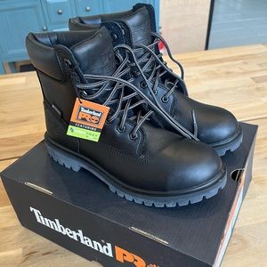 Timberland Pro Women’s 6” Direct Attach Waterproof Steel Safety Toe- NWT
